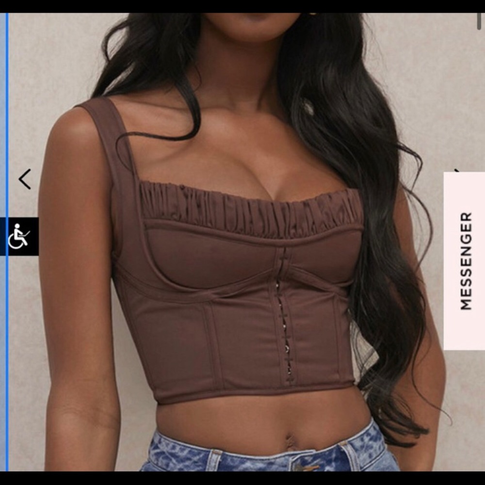 House of Cb brown corset
